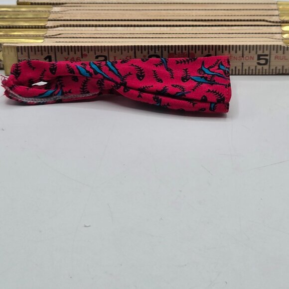 Monster High Doll Toralei Stripe Freaky Field Trip Red Pink Mini Dress - Picture 3 of 3